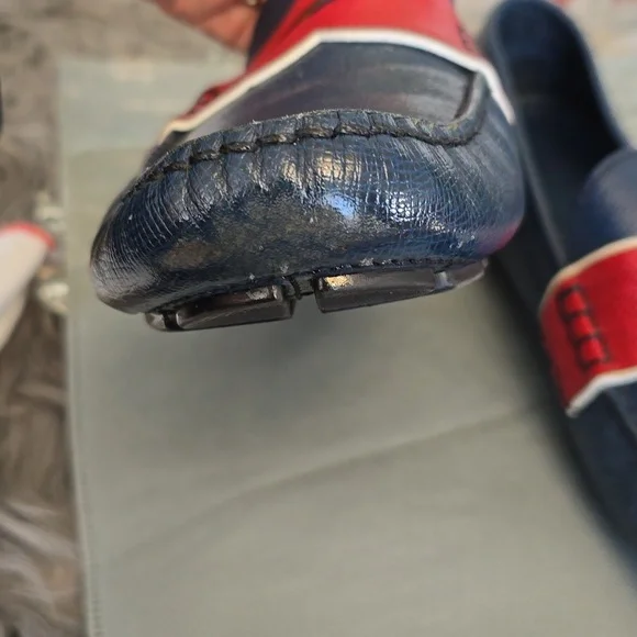 LV Leather shoes Colorblock Pattern Drivers  for men - Picture 5 of 14